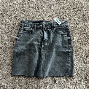 Black denim Jean skirt